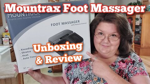 Mountrax Shiatsu Foot Massager Machine With Remote & Heat (Unboxing And Review)
