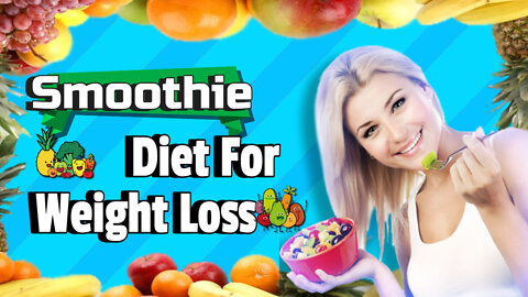 How To Make Smoothie For Weight Loss At Home| Loose Pounds Weight In 21 Days|Smoothie Diet Results!