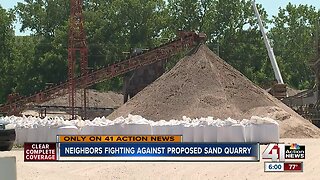 Neighbors fighting against proposed sand quarry