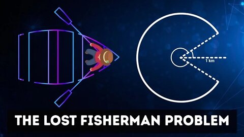 The Lost Fisherman Problem | What is the most efficient way back to shore?