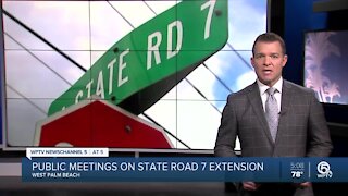 Public workshops scheduled Thursday for State Road 7 extension project