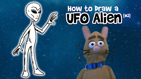 How to Draw a UFO Alien (#2)
