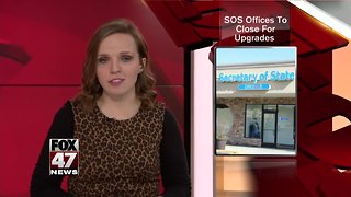 SOS offices to close for upgrades