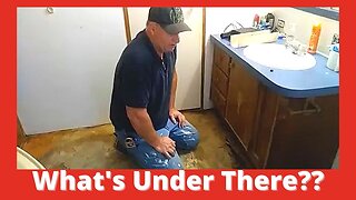 Always Check Floors Under Tile In Mobile Home