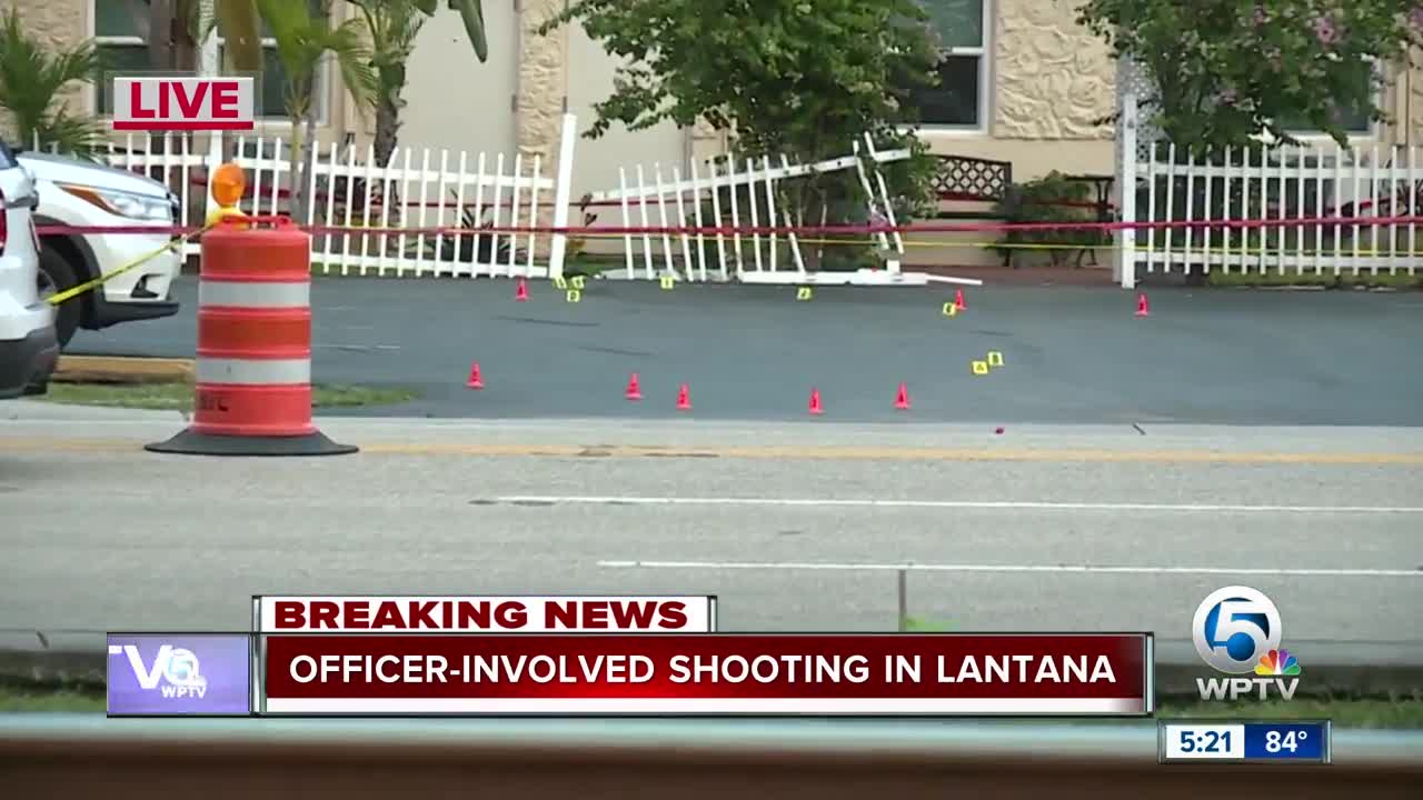 Officer-involved shooting in Lantana