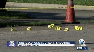 PBSO: 1 suspect fatally shot near West Palm Beach, 1 suspect at large, victim in critical condition