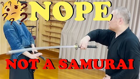 This man is not a samurai - Gaijin Days Reacts to "Samurai Master" with Kenshin's Sakabatō