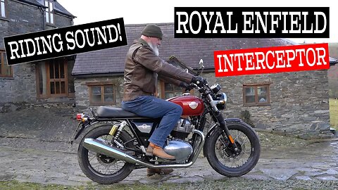 Royal Enfield Interceptor 650 Riding Sound! A Beautiful Video Capturing The Engine & Exhaust Sound!