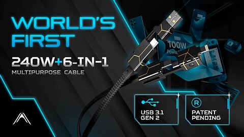 Zeus-X Go Ultra : Fastest 6-IN-1 Keychain Cable