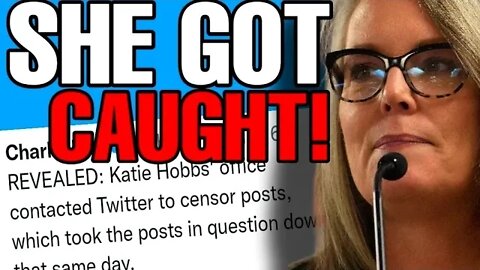 KATIE HOBBS BUSTED WORKING WITH TWITTER TO SILENCE KARI LAKE