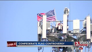 Confederate Flag Hoisted on Cell Phone Tower in Omaha