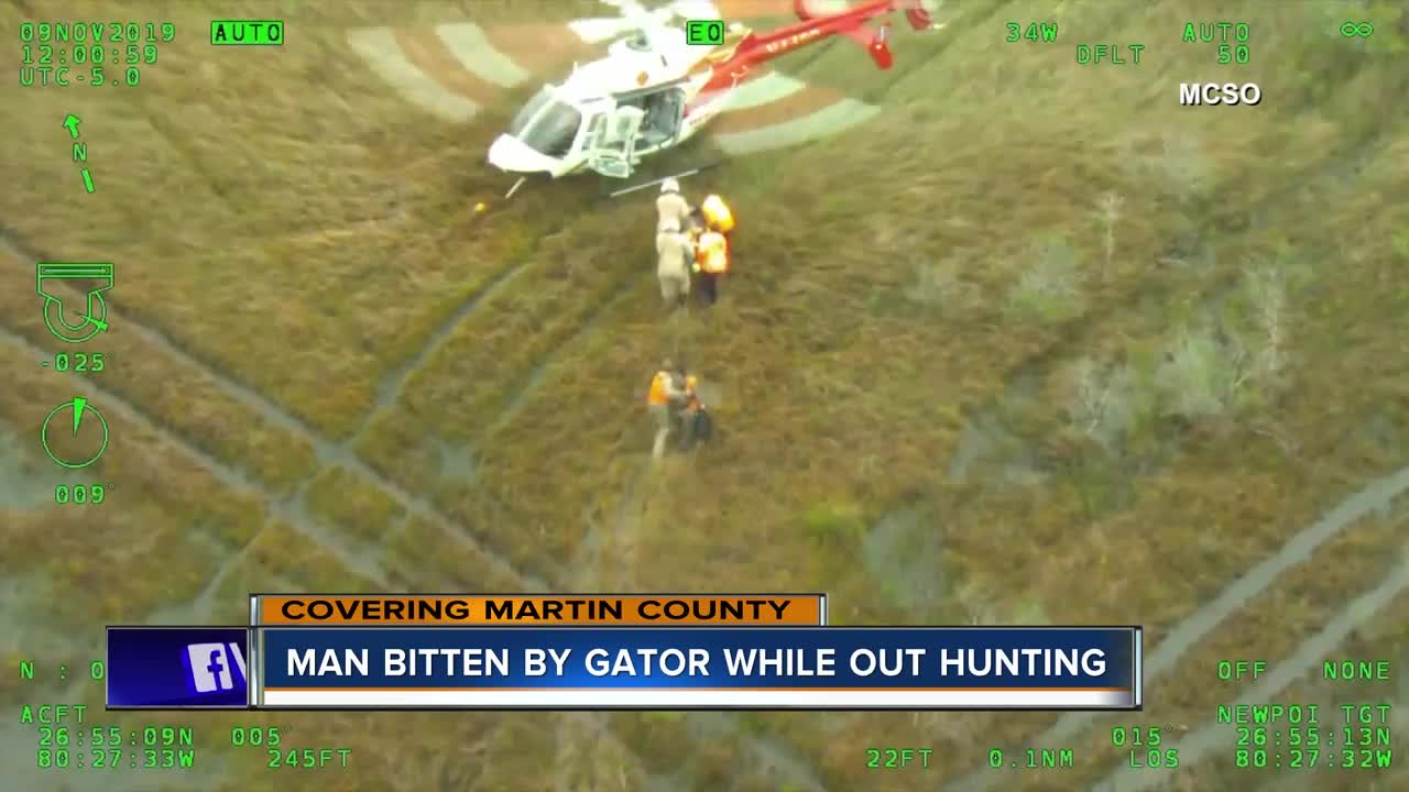 Man bitten by alligator in Martin County