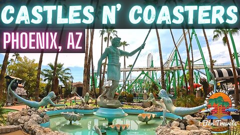 We Went To Castles N Coasters In Phoenix Arizona | Best Arcade In America? | Best Mini Golf Course 🌵