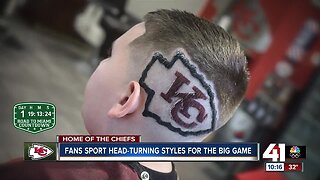 Barber creates 'shear' magic with Chiefs-inspired buzz cuts