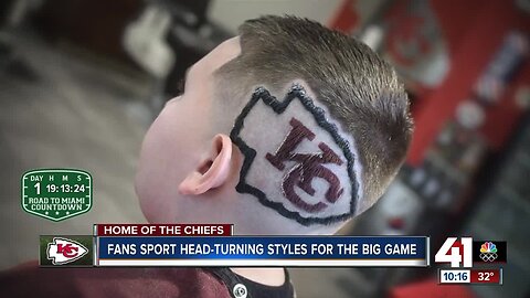 Barber creates 'shear' magic with Chiefs-inspired buzz cuts