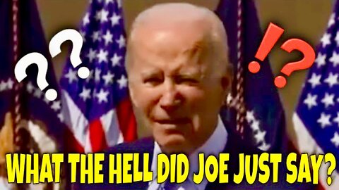 What the hell did Joe Biden just say?