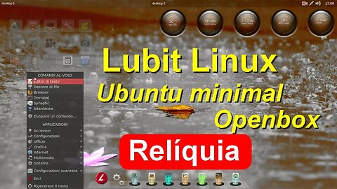 Lubit Linux Ubuntu minimal Openbox. Relíquia - Baú do Linux.