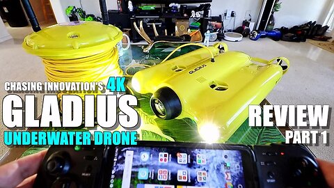 GLADIUS Underwater FPV ROV Drone Review - Part 1 - Unboxing, Inspection, Setup