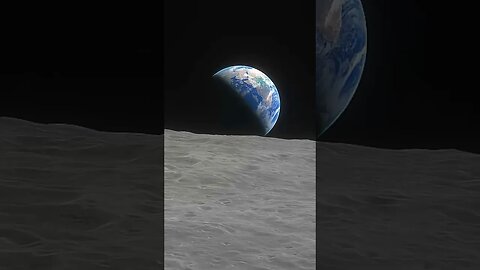 Earth From Moon Earthrise #Shorts