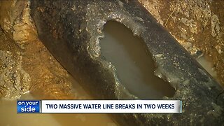 South High Street is back open following massive water main break in downtown Akron