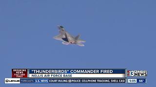 Thunderbirds commander fired