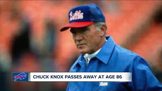Buffalo Bills and their fans mourn the loss of former head coach Chuck Knox