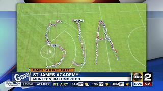 Good morning from St. James Academy in Baltimore County