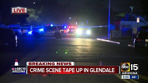 Crime scene up in Glendale