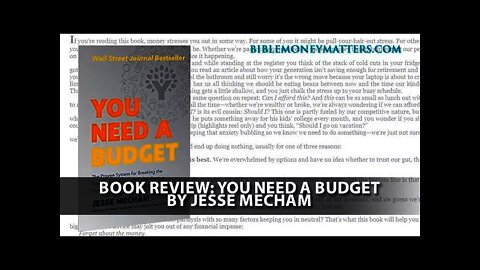 Book Review: You Need A Budget by Jesse Mecham
