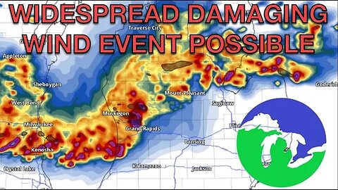 WINDBAG Severe Thunderstorm Setup for Lower Michigan Friday Night-Great Lakes Weather