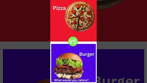 what would you prefer to? #shorts| Pizza VS Burger #halloweenactivity