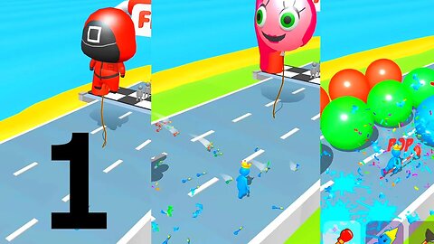 Become an Obstacle Course Champion with this Insane Baloon Pop Run 3D Game! Part 1