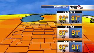 T'Storm chances & weekend forecast