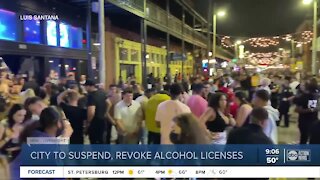 Tampa threatens suspension of alcohol permits for noncompliant busineses