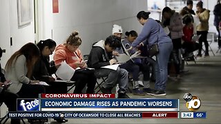 Economic damage rises as pandemic worsens