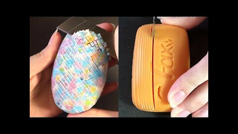 Soap Carving ASMR ! Relaxing Sounds ! (no talking) Satisfying ASMR Video | P16