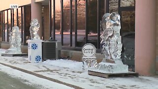 It's a perfect day to enjoy a drive-thru ice sculpture exhibit
