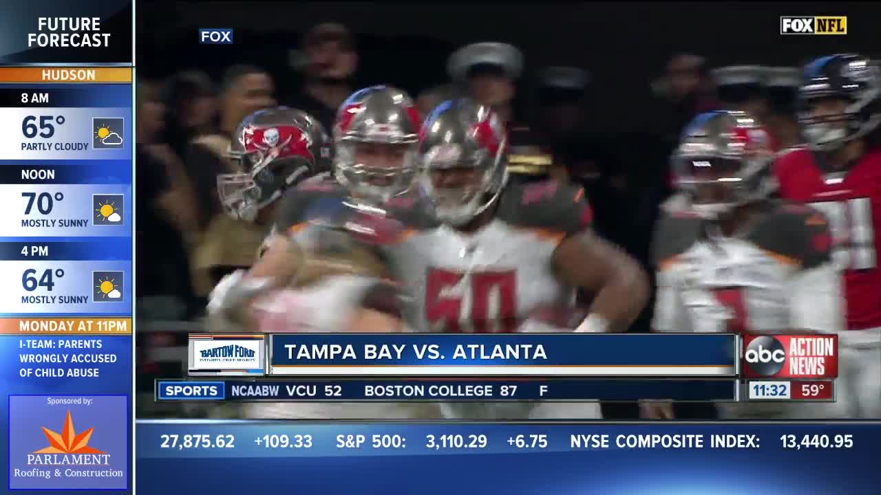 Big guy, big catch: Vita Vea touchdown leads Tampa Bay Buccaneers past Atlanta Falcons