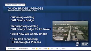 FDOT studying impact of widening Gandy Bridge to ease congestion and prevent crashes