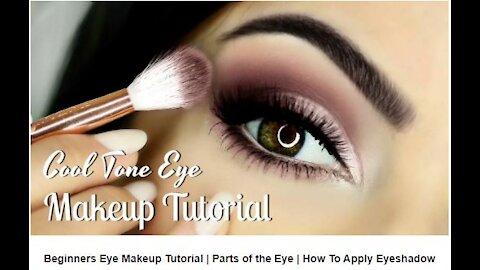 Easy Eye Makeup Tutorial * How To Apply Eyeshadow 😘