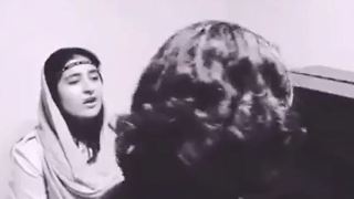 Persian girl singing a beautiful song