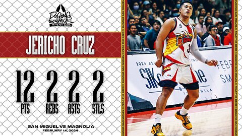 Jericho Cruz Highlights [San Miguel vs Magnolia Finals G6 | Feb. 14, 2024]