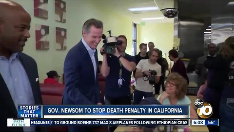 Gov. Newsom to put temporary stop to California's death penalty