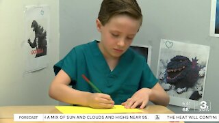 Positively the Heartland: 6-year-old helps put smiles on patient's faces