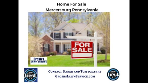 Home For Sale Mercersburg Pennsylvania Landscape
