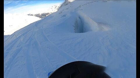 Saas-Fee 2022.12.25 - Powder and Crevasse (360 video with GoPro Max)