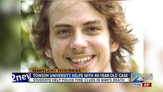 Towson University helps with 40-year-old case