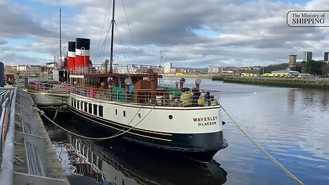 Waverley & Queen Mary Scottish Steam Paddle Ships in Glasgow