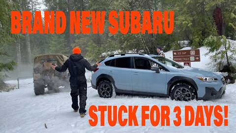 Brand New Subaru Stuck for Three Days!