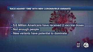 The US is in an 'absolute race against time' with new coronavirus variants, expert says